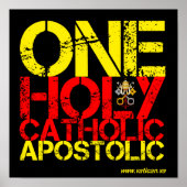 Merken van de katholieke kerk poster (Voorkant)