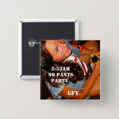 MERKIN FLAIR MARY VIERKANTE BUTTON 5,1 CM (Voorkant /achterkant)