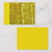 Merkkaart Visitekaartje (Voorkant / Achterkant)