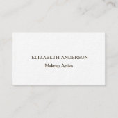 Merkkleur Qr code social media premium Visitekaartje (Voorkant)