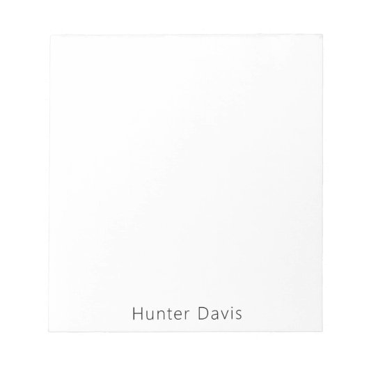 Merkkleurnaam Notitieblok (Voorkant)