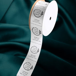 Merklogo kledingverzorgingsetiketten satijnen lint