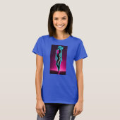 Merklogo met een vrouwenlichaam t-shirt (Voorkant volledig)