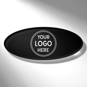 Merklogo op maat gemaakt voor uw naambadge