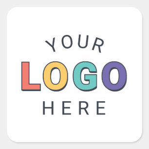 Merklogo Vierkante Sticker