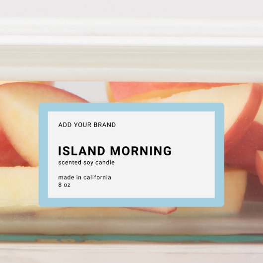 Merkmerk en modern, minimaal bewerkbaar kleurenpro labels (Aangebracht)