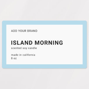 Merkmerk en modern, minimaal bewerkbaar kleurenpro labels