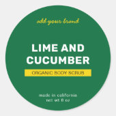 Merkmerk volledig aangepaste kleuren toevoegen Mod Ronde Sticker (Voorkant)