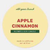 Merkmerk volledig aangepaste kleuren toevoegen Mod Ronde Sticker (Voorkant)