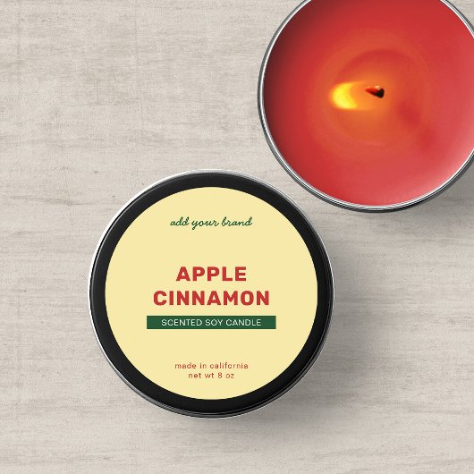 Merkmerk volledig aangepaste kleuren toevoegen Mod Ronde Sticker