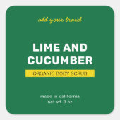 Merkmerk volledig aangepaste kleuren toevoegen Mod Vierkante Sticker (Voorkant)