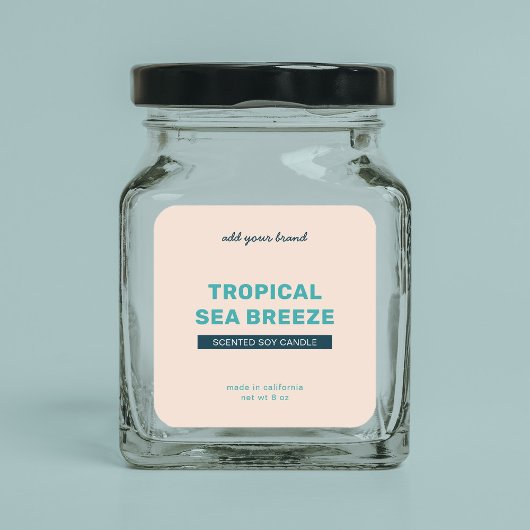 Merkmerk volledig aangepaste kleuren toevoegen Mod Vierkante Sticker