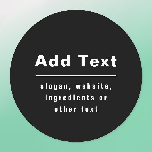 Merknaam bewerken | Zwart wit waterdicht Labels