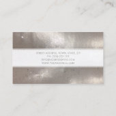 Merknaam Metallic Sparkle Mode Blogger Visitekaartje (Achterkant)