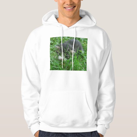 Merknaam nieuwe wereld hoodie (Voorkant)