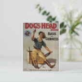 Merknaam van de hond briefkaart (Staand voorkant)