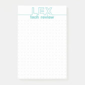Merknaam voor LEX TECH REVIEW Post-it® Notes (Voorkant)