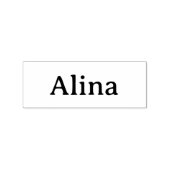Merkpromotie 1" x 2,5" rubberstempel (Afrduk)