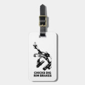 Merkremmen van kuikens met duik bagagelabel (Voorkant verticaal)