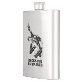 Merkremmen van kuikens met duik flacon (Links)