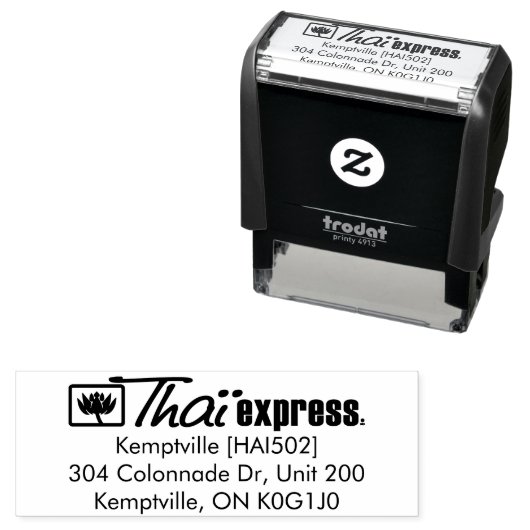 merkstempel zelfinktende stempel (In situ)