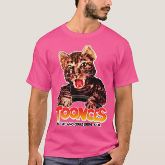 Merkt de kat op die een auto kon besturen t-shirt