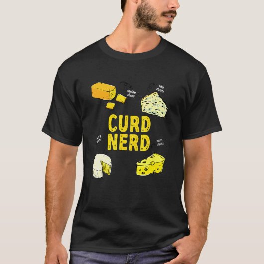 Merkteken Nerd ander soort kaasdoek T-shirt (Voorkant)