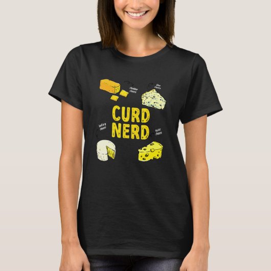 Merkteken Nerd ander soort kaasdoek T-shirt (Voorkant)