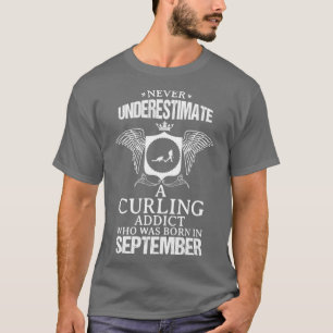 Merkteken september grappig ontwerp voor cadeautje t-shirt