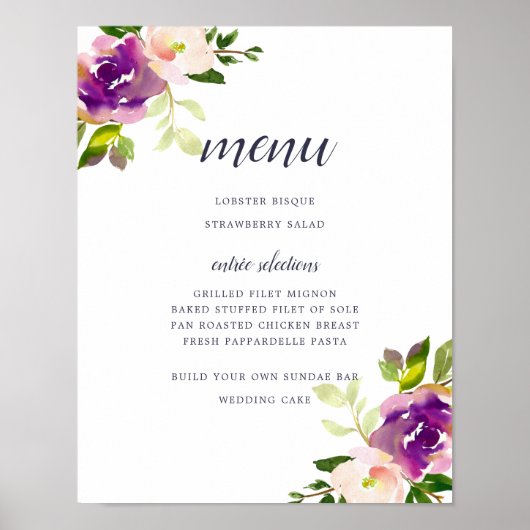 Merkteken Vibrant Bloom Poster (Voorkant)