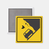Merkteken voor de kippenzone magneet (Voorkant / Achterkant)