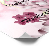 Merkteken voor florale waterverf poster (Hoek)