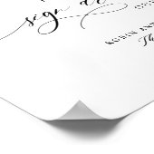 Merkteken voor "Sign Around"-gasten van pasta Poster (Hoek)