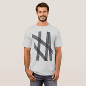 Merktekens voor autobanden/rupsbanden t-shirt (Voorkant volledig)