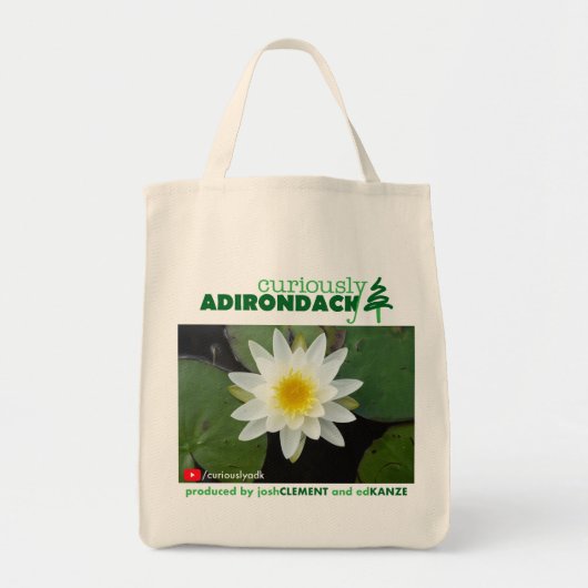 Merkwaardig Adirondack canvas tas (Water Lily) (Voorkant)