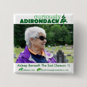 Merkwaardig Adirondack-knop (Natalie Leduc) Vierkante Button 5,1 Cm (Voorkant)