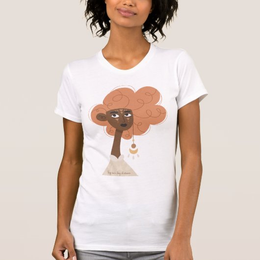 Merkwaardig haar grote dromen boho ster t-shirt (Voorkant)