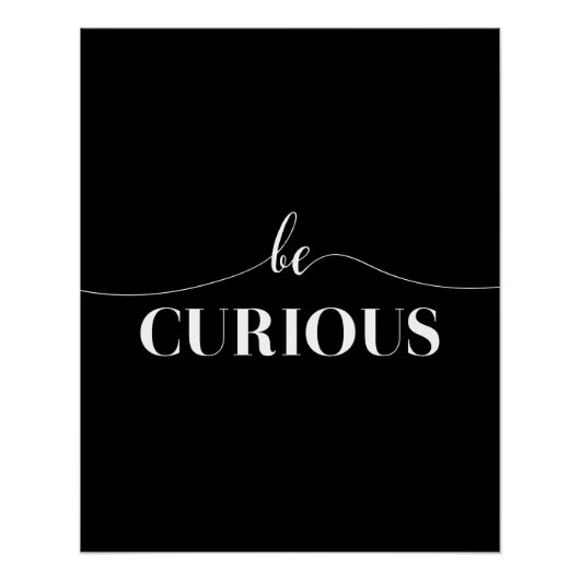 Merkwaardig minimale typografie poster (Voorkant)