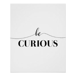 Merkwaardig minimale typografie poster