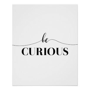 Merkwaardig minimale typografie poster