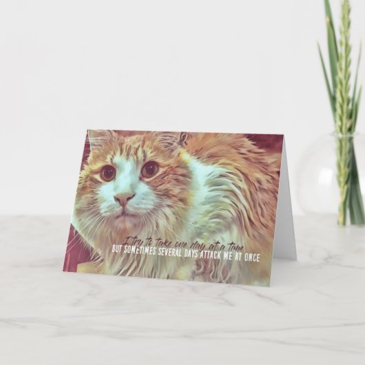 MERKWAARDIG WENSKAART BEDANKKAART (Voorkant)