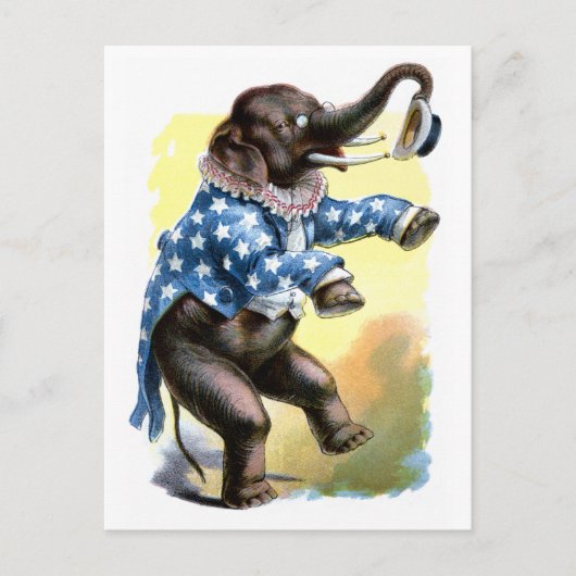 Merkwaardige creaties - Elephant Briefkaart (Voorkant)