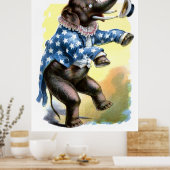 Merkwaardige creaties - Elephant Poster (Keuken)