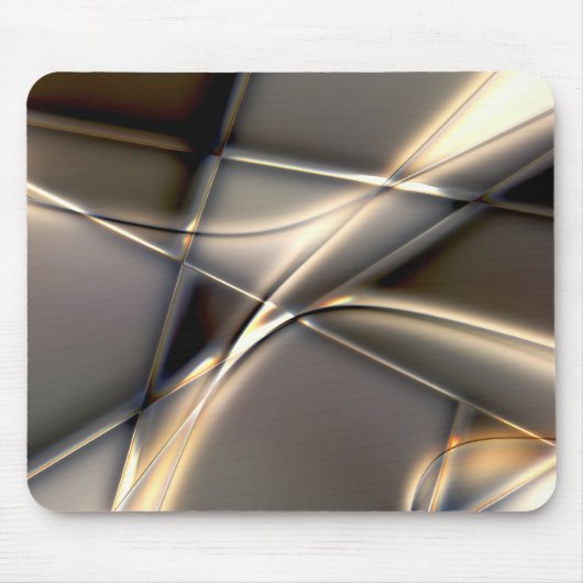 Merkwaardige gouden slagen en verdraaide vierkantj muismat (Voorkant)