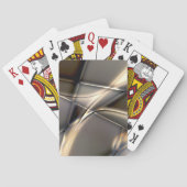 Merkwaardige gouden slagen en verdraaide vierkantj pokerkaarten (Achterkant)