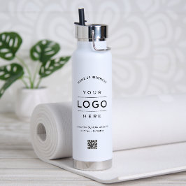 Merkwit Logo QR Code Wellness Waterfles