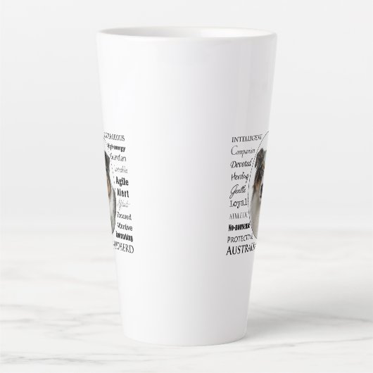 Merle Australian Shepherd Latte Mok (Voorkant)