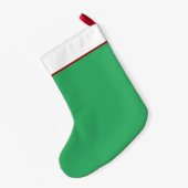 Merle Dapple Dachshund Santa Leuke Hond Kleine Kerstsok (Achterkant (Hangend))