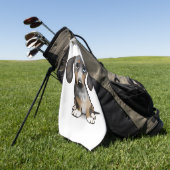 Merle Dapple Dachshund Schattige Wiener Dog Golfhanddoek (Groen)