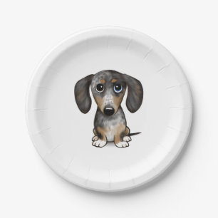 Merle Dapple Dachshund Schattige Wiener Dog Papieren Bordje